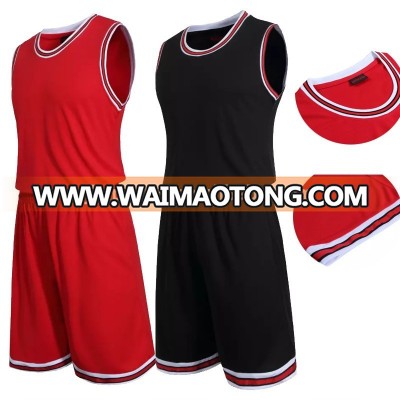 customized red and black basketball jersey top quality for men